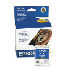 Epson Corporation T020201 T020201 Ink, 150 Page-Yield, Tri-Color by EPSON AMERICA, INC.