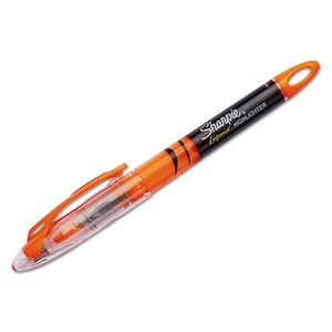 Sanford, L.P. 1754466 Accent Liquid Pen Style Highlighter, Chisel Tip, Fluorescent Orange, Dozen by SANFORD