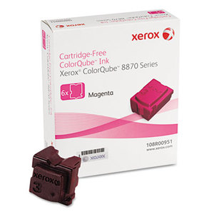 Xerox Corporation 108R00951 108R00951 Solid Ink Stick, 17,300 Page-Yield, Magenta, 6/Box by XEROX CORP.