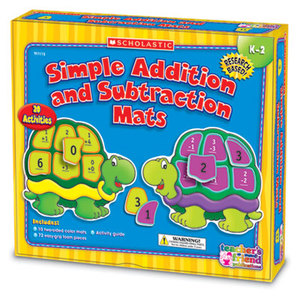 Scholastic 00078073920358 Addition and Subtraction Mats Kit, Grades K-2 by SCHOLASTIC INC.