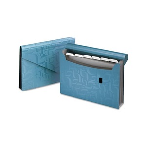 ESSELTE CORPORATION 01158 Expanding Poly Files, 7 Pockets, Poly, 1/6 Tab, Letter, Blue by ESSELTE PENDAFLEX CORP.