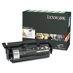 Lexmark International, Inc T654X11A T654X11A Extra High-Yield Toner, 36000 Page-Yield, Black by LEXMARK INT'L, INC.