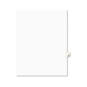 Avery 01093 Avery-Style Legal Side Tab Divider, Title: 93, Letter, White, 25/Pack by AVERY-DENNISON