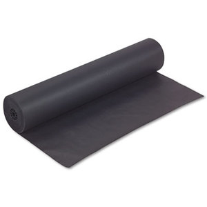 PACON CORPORATION 63300 Rainbow Duo-Finish Colored Kraft Paper, 35 lbs., 36" x 1000 ft, Black by PACON CORPORATION