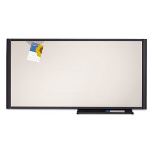 Quartet WM3618 Prestige Cubicle Total Erase Whiteboard, 36 x 18, White Surface, Graphite Frame by ACCO BRANDS, INC.