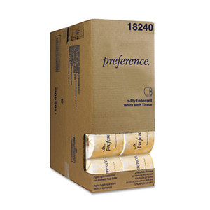 Georgia Pacific Corp. 18240 Two-Ply Embossed Bath Tissue, Dispenser Box, 550 Sheets/Roll, 40 Rolls/Carton by GEORGIA PACIFIC