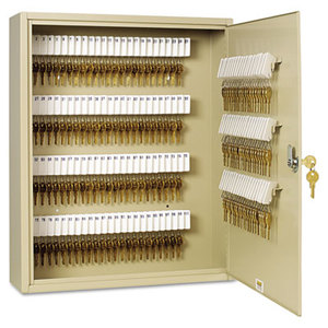 MMF INDUSTRIES 201920003 Uni-Tag Key Cabinet, 200-Key, Steel, Sand, 16 1/2 x 4 7/8 x 20 1/8 by MMF INDUSTRIES