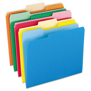 Cardinal Brands, Inc 1521/3ASST Colored File Folders, 1/3 Cut Top Tab, Letter, Assorted Colors, 100/Box by ESSELTE PENDAFLEX CORP.