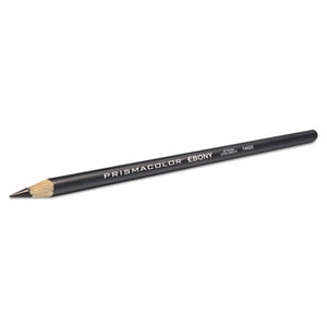 Sanford, L.P. 14420 Design EBONY Sketching Pencil, Black Matte Barrel, Dozen by SANFORD