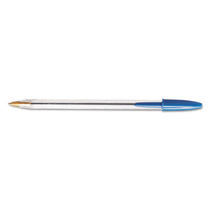 BIC MS11 BLU Cristal Xtra Smooth Ballpoint Pen, Blue Ink, 1mm, Medium, Dozen by BIC CORP.