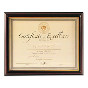 Document Frame, Rosewood, 8 1/2 x 11 by DAX MANUFACTURING INC.