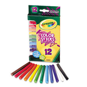 BINNEY & SMITH / CRAYOLA 682312 Woodless Color Pencils, Assorted, 12/Pack by BINNEY & SMITH / CRAYOLA