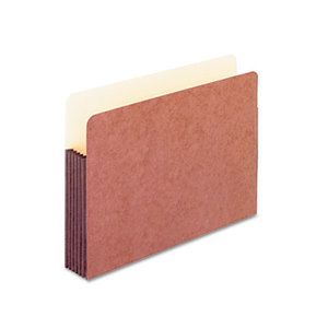 Cardinal Brands, Inc 35364 Watershed 5 1/4 Inch Expansion File Pockets, Straight Cut, Legal, Redrope by ESSELTE PENDAFLEX CORP.