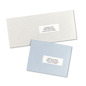 Avery 5332 Copier Mailing Labels, 1 x 2 13/16, White, 8250/Box by AVERY-DENNISON