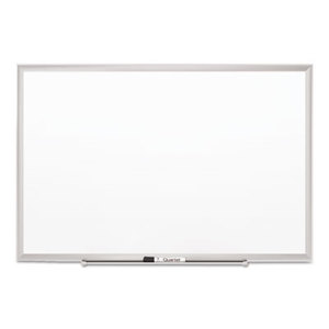 Quartet 2547 Classic Series Porcelain Magnetic Board, 72 x 48, White, Silver Aluminum Frame by QUARTET MFG.