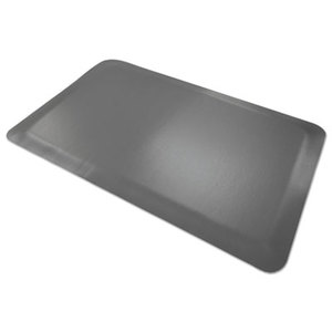 Pro Top Anti-Fatigue Mat, PVC Foam/Solid PVC, 24 x 36, Gray by MILLENNIUM MAT COMPANY