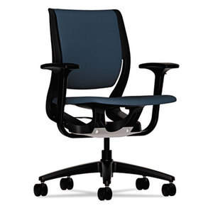 HON COMPANY HONRW101ONCU90 Purpose Upholstered Flexing Task Chair, Cerulean/Black by HON COMPANY