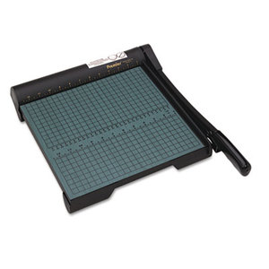 PREMIER MARTIN YALE W12 The Original Green Paper Trimmer, 20 Sheets, Wood Base, 12 1/2"x 12" by PREMIER MARTIN YALE