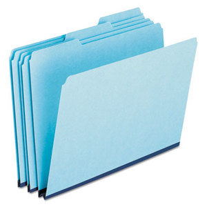 Cardinal Brands, Inc 9200T-1/3 Pressboard Expanding File Folders, 1/3 Cut Top Tab, Letter, Blue, 25/Box by ESSELTE PENDAFLEX CORP.