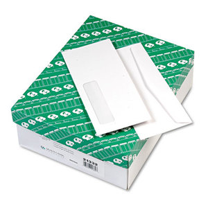 QUALITY PARK PRODUCTS 21332 Window Envelope, Contemporary, #10, White, 500/Box by QUALITY PARK PRODUCTS