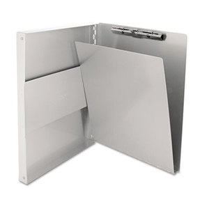 Saunders Mfg. Co. Inc 10517 Snapak Aluminum Forms Folder, 1/2" Capacity, Holds 8-1/2w x 12h, Silver by SAUNDERS MFG. CO., INC.