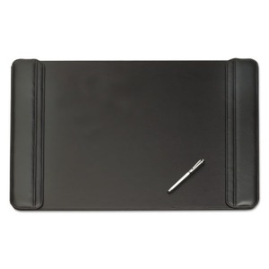 Artistic Products, LLC 5133-6-1 Sagamore Desk Pad w/Flip-Open Side Panels, 36 x 20, Black by ARTISTIC LLC
