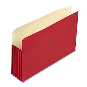 ACCO Brands Corporation WCC76R ColorLife 5 1/4 Inch Expansion File Pocket, Straight Tab, Legal, Red, 10/Box by WILSON JONES CO.