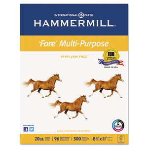 Hammermill 10326-7 Fore MP Multipurpose Paper, 96 Brightness, 20lb, 8-1/2x11, White, 5000/Carton by HAMMERMILL/HP EVERYDAY PAPERS