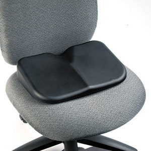 Softspot Seat Cushion, 15-1/2w x 10d x 3h, Black by SAFCO PRODUCTS