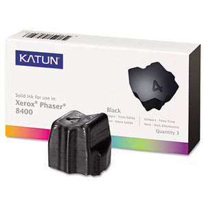 Katun Corporation 38707 KAT38707 Phaser 8400 Compatible, 108R00604 Solid Ink, 3400 Yld, 3/Box, Black by KATUN CORPORATION