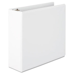 ACCO Brands Corporation W385-49WPP Heavy-Duty D-Ring View Binder w/Extra-Durable Hinge, 3" Cap, White by WILSON JONES CO.