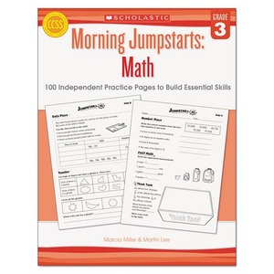 Morning Jumpstart Series Book, Math, Grade 3 by SCHOLASTIC INC.