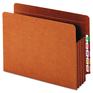 Cardinal Brands, Inc 63780 Heavy-Duty Expanding File Pocket, End Tab, 3 1/2 Inch, Letter, Brown, 10/Box by CARDINAL BRANDS INC.