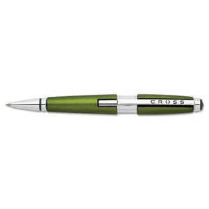 A. T. Cross Company AT0555-4 Edge Pen, 0.7 mm, Medium, Black Ink, Green Barrel by A.T. CROSS COMPANY