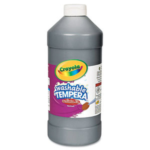 BINNEY & SMITH / CRAYOLA 543132051 Artista II Washable Tempera Paint, Black, 32 oz by BINNEY & SMITH / CRAYOLA