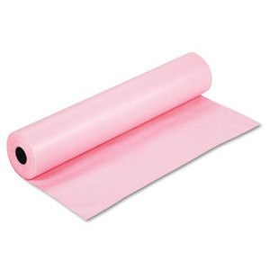 PACON CORPORATION 63260 Rainbow Duo-Finish Colored Kraft Paper, 35 lbs., 36" x 1000 ft, Pink by PACON CORPORATION