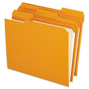 Cardinal Brands, Inc R15213ORA Reinforced Top Tab File Folders, 1/3 Cut, Letter, Orange, 100/Box by ESSELTE PENDAFLEX CORP.