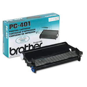 Brother Industries, Ltd PC-401 PC401 Thermal Transfer Print Cartridge, Black by BROTHER INTL. CORP.