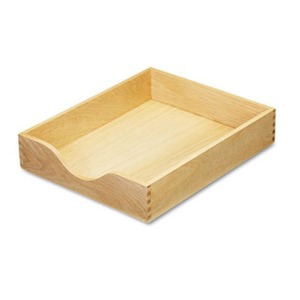 Advantus Corporation CW07211 Hardwood Letter Stackable Desk Tray, Oak by ADVANTUS CORPORATION