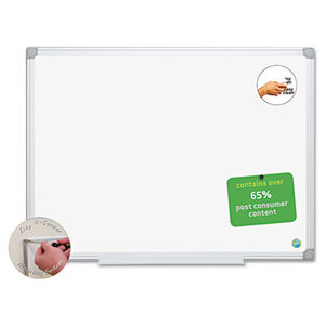 Bi-silque S.A MA0200790 Earth Easy-Clean Dry Erase Board, White/Silver, 18x24 by BI-SILQUE VISUAL COMMUNICATION PRODUCTS INC