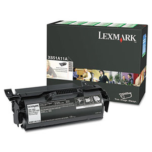 Lexmark International, Inc X651A11A X651A11A Toner, 7000 Page-Yield, Black by LEXMARK INT'L, INC.
