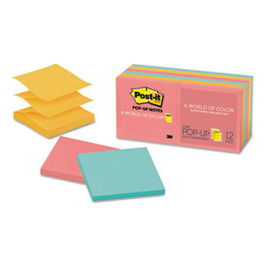 3M R33012AN Original Pop-up Refill, 3 x 3, Capetown, 100/Pad, 12 Pads/Pack by 3M/COMMERCIAL TAPE DIV.