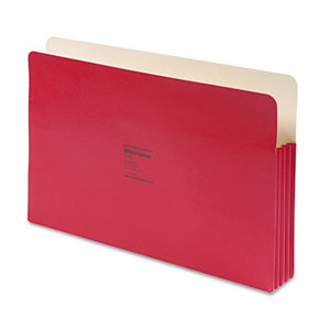 ACCO Brands Corporation WCC74R ColorLife 3 1/2 Inch Expansion File Pocket, Straight Tab, Legal, Red, 25/Box by WILSON JONES CO.