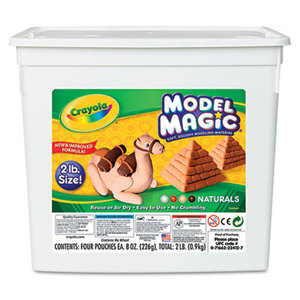 BINNEY & SMITH / CRAYOLA 232412 Model Magic Modeling Compound, Assorted Natural Colors, 2 lbs. by BINNEY & SMITH / CRAYOLA