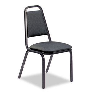 VIRCO, INC. VIR-89265E38G4 8926 Series Vinyl Upholstered Stack Chair, 18w x 22d x 34-1/2h, Black, 4/Carton by VIRCO, INC.