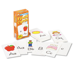 Flash Cards, Alphabet, 3w x 6h, 80/Pack by CARSON-DELLOSA PUBLISHING