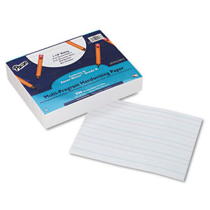 Multi-Program Handwriting Paper, 16 lbs., 8 x 10-1/2, White, 500 Sheets/Pack by PACON CORPORATION