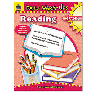 Daily Warm-Ups: Reading, Grade 1, Paperback, 176 Pages by TEACHER CREATED RESOURCES