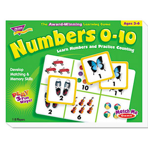 Numbers 0-10 Match Me Puzzle Game, Ages 3-6 by TREND ENTERPRISES, INC.