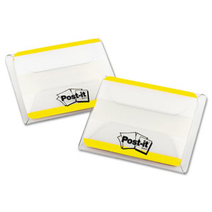 3M 686F-50YW Durable File Tabs, 2 x 1 1/2, Striped, Yellow, 50/Pack by 3M/COMMERCIAL TAPE DIV.